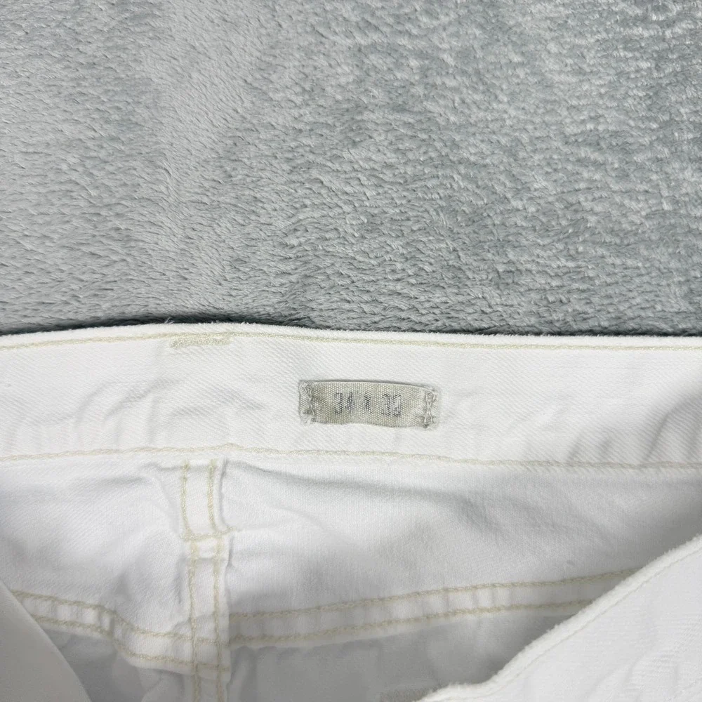 Polo Ralph Lauren Mens 34x32 Y2K Classic Fit Hudson White Straight Leg Denim